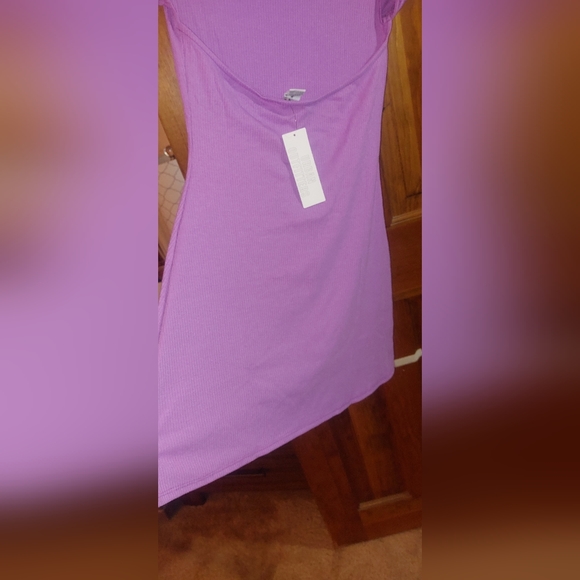 Urban Outfitters Nadia Fitted Tee Dress in Purple - Picture 6 of 8